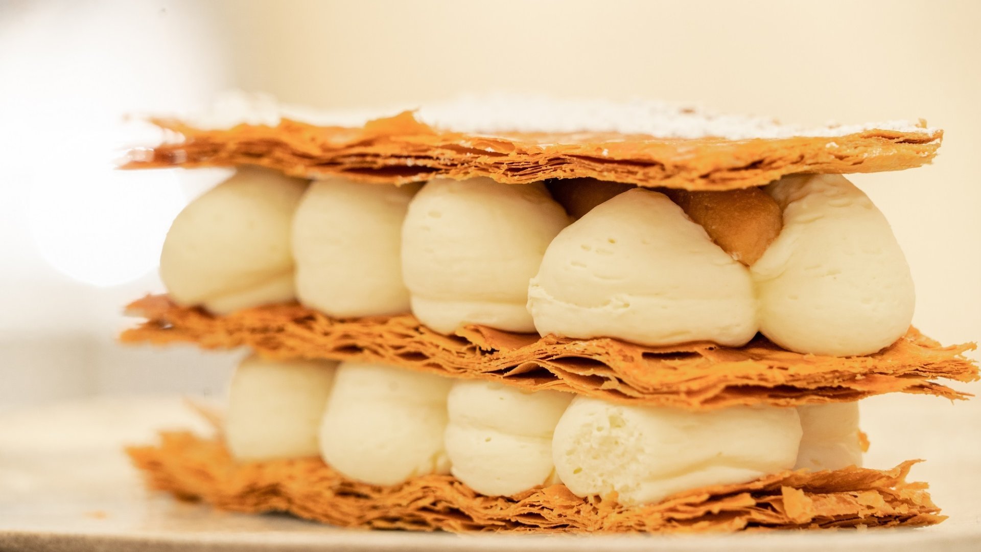 Mille feuille gourmand au restaurant du casino de Saint-Galmier